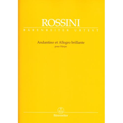 BARENREITER ROSSINI G. - ANDANTINO ET ALLEGRO BRILLANTE - HARP