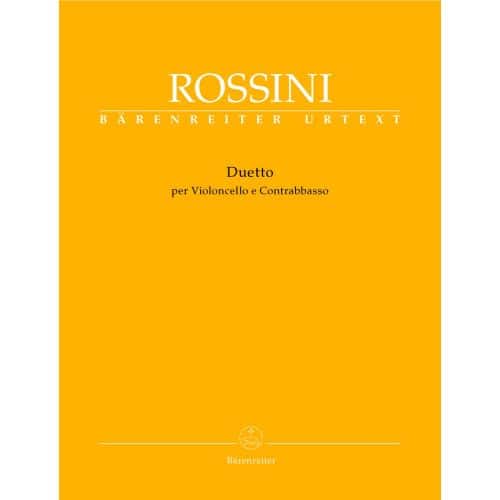 ROSSINI G. - DUETTO - VIOLONCELLO, DOUBLE BASS
