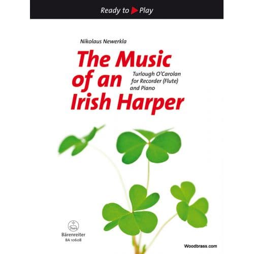 O'CAROLAN TURLOUGH - THE MUSIC OF AN IRISH HARPER - FOR RECORDER (FLUTE) AND PIANO