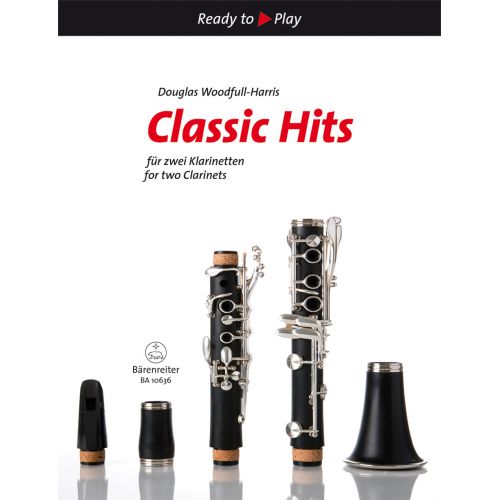 BARENREITER CLASSIC HITS FOR TWO CLARINETS