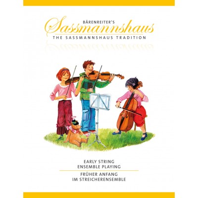 SASSMANNSHAUS - EARLY STRING ENSEMBLE PLAYING - 2 VIOLONS & 1 VIOLONCELLE