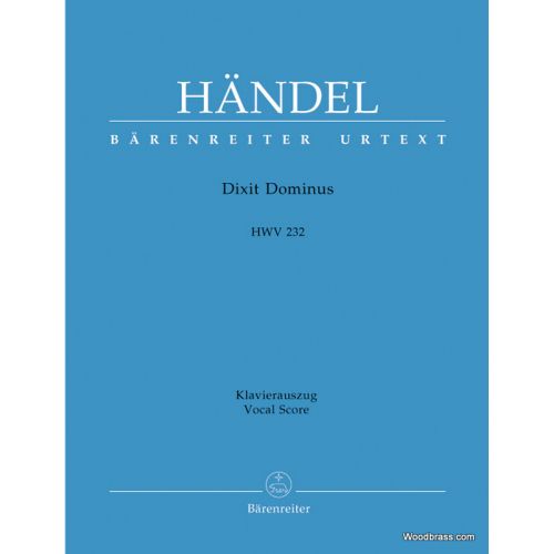 HANDEL G.F. - DIXIT DOMINUS HWV 232 - VOCAL SCORE