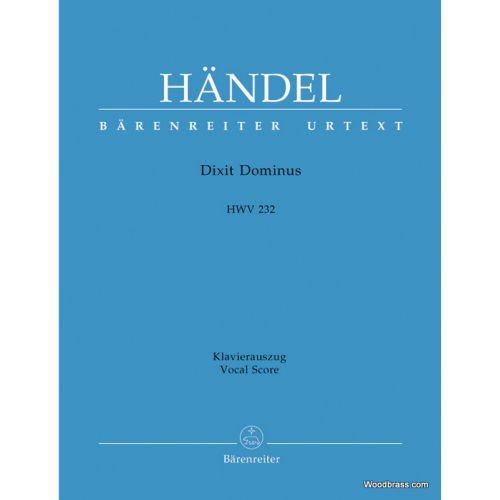 HANDEL G.F. - DIXIT DOMINUS HWV 232 - VOCAL SCORE