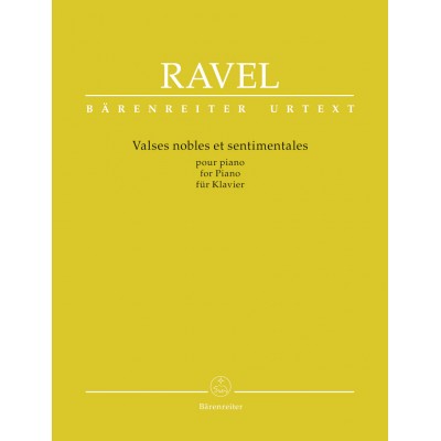 RAVEL VALSES NOBLES & SENTIMENTALES POUR PIANO