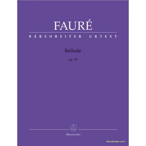 FAURE G. - BALLADE OP.19