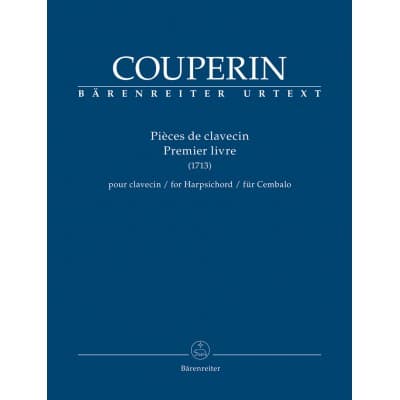 COUPERIN FRANCOIS - PIECES DE CLAVECIN 1er LIVRE