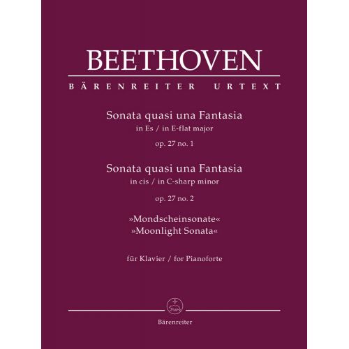 Beethoven L.V. - Sonata Quasi Una Fantasia Op.27 N°1&2 