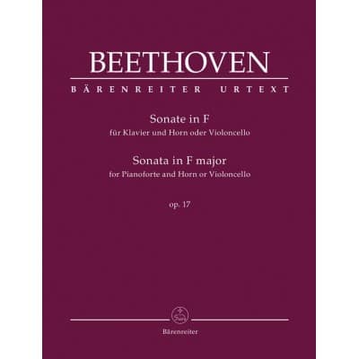 BEETHOVEN L.V. - SONATE IN F MAJOR OP.17 - COR & PIANO 