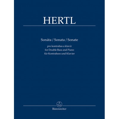 HERTL F. - SONATA FOR DOUBLE BASS AND PIANO