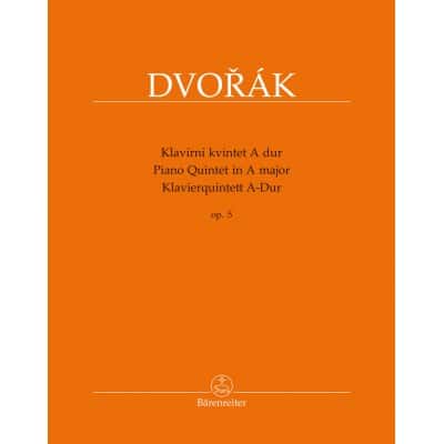 DVORAK A. - PIANO QUINTET IN A MAJOR OP.5