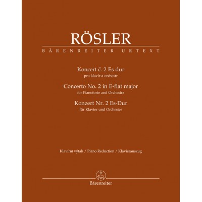 BARENREITER Rosler Johann Joseph - Concerto N°2 In E-flat Major - 2 Pianos