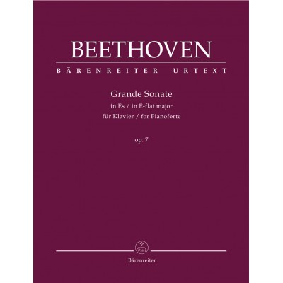 BEETHOVEN L.V. - GRANDE SONATE OP.7 - PIANO