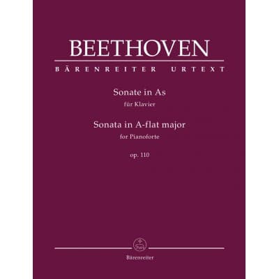 BEETHOVEN L.V. - SONATE IN A-FLAT MAJOR OP.110 - PIANO