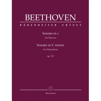 BEETHOVEN L.V. - SONATA IN C MINOR OP.111 - PIANO
