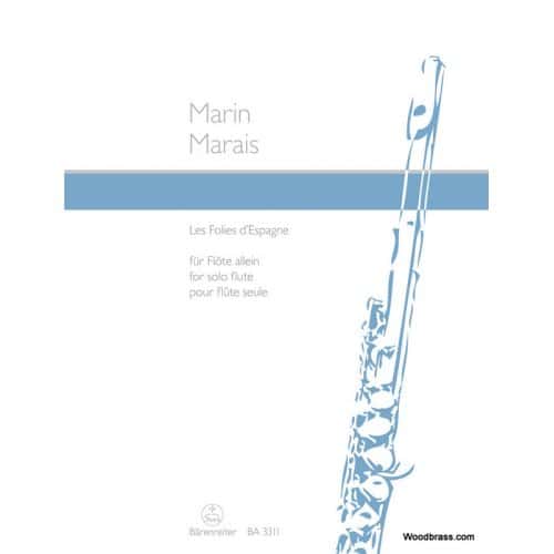 MARAIS MARIN - FOLIES D'ESPAGNE - FLUTE SOLO