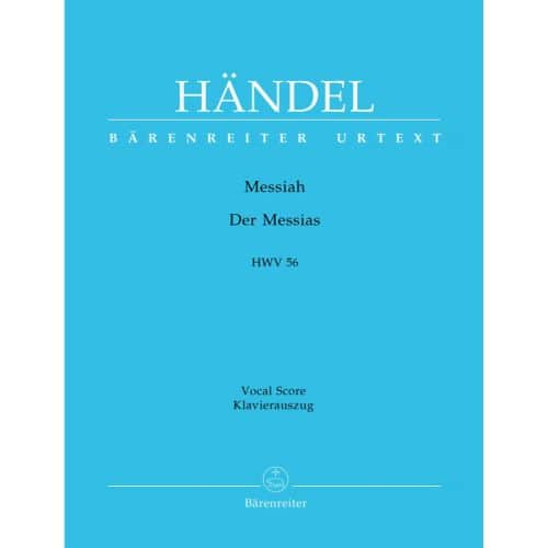 HAENDEL G.F. - THE MESSIAH - DER MESSIAS (ENGLISCH/DEUTSCH) HWV 56 - KLAVIERAUSZUG