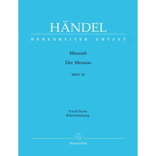 HAENDEL G.F. - THE MESSIAH - DER MESSIAS (ENGLISCH/DEUTSCH) HWV 56 - REDUCTION CHANT, PIANO