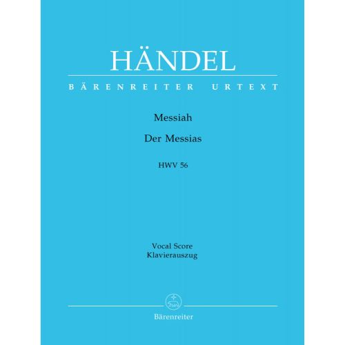 HAENDEL G.F. - THE MESSIAH - DER MESSIAS (ENGLISCH/DEUTSCH) HWV 56 - KLAVIERAUSZUG