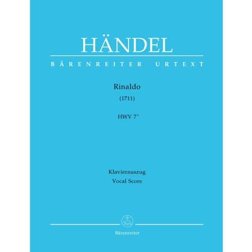 HANDEL G.F. - RINALDO HWV 7A - REDUCTION PIANO