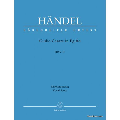 HAENDEL G. F. - GIULIO CESARE IN EGITTO HWV 17 - CHANT-PIANO