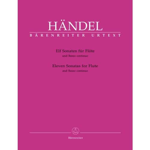 HAENDEL G.F. - ELEVEN SONATAS - FLUTE AND BASSO CONTINUO