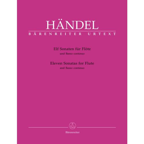 HAENDEL G.F. - ELF SONATEN - FLUTE ET BASSE CONTINUE