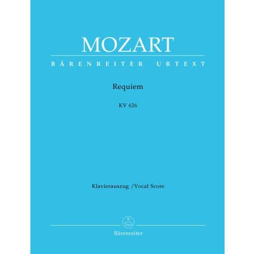 MOZART W.A. - REQUIEM, KV 626 - CHANT, PIANO
