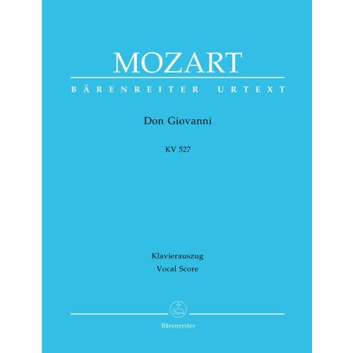 MOZART W.A. - DON GIOVANNI KV 527 - VOCAL SCORE