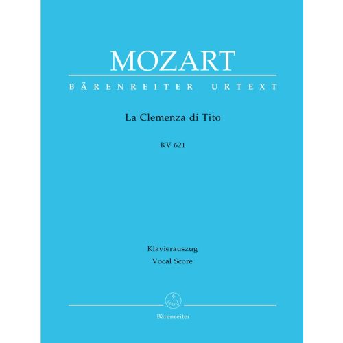 MOZART W.A. - LA CLEMENZA DI TITO KV 621 - VOCAL SCORE