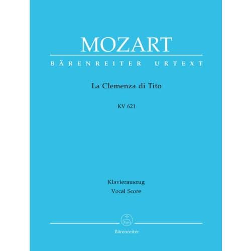 MOZART W.A. - LA CLEMENZA DI TITO KV 621 - KLAVIERAUSZUG