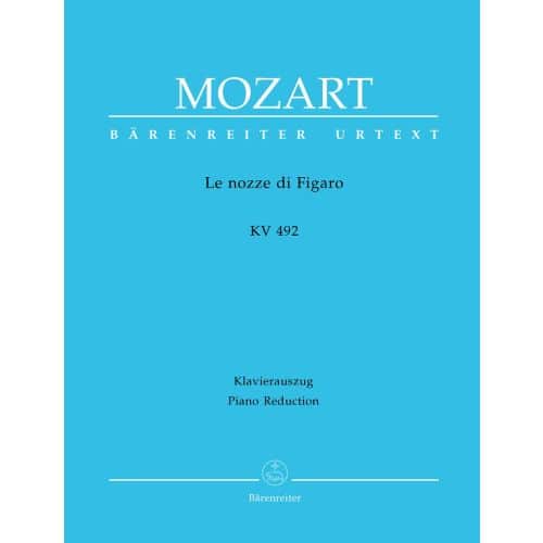 MOZART W.A. - LE NOZZE DI FIGARO KV 492 - VOCAL SCORE