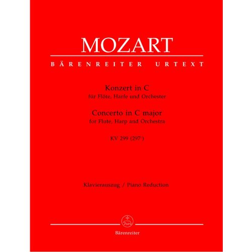 BARENREITER Moz W.A. - Concerto In C Major Pour Flute, He, Orchestre Kv 299 - Reduction Piano