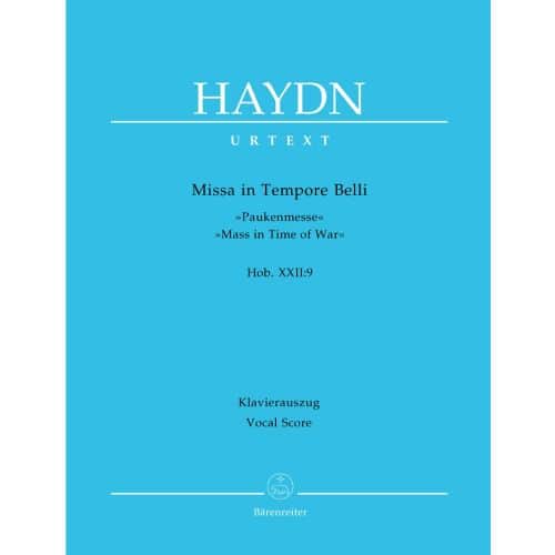 HAYDN J. - MISSA IN TEMPORE BELLI, MASS IN TIME OF WAR HOB.XXII:9 - REDUCTION CHANT, PIANO