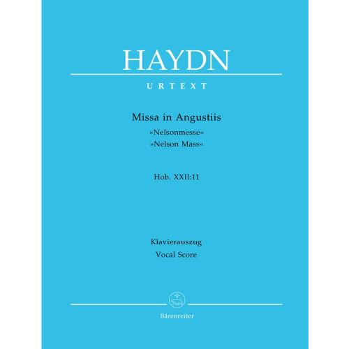 HAYDN J. - MISSA IN AUGUSTIIS NELSON MASS HOB.XXII:11 - VOCAL SCORE