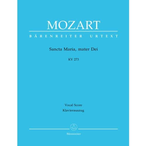 MOZART W.A. - SANCTA MARIA, MATER DEI KV 273 - REDUCTION CHANT, PIANO