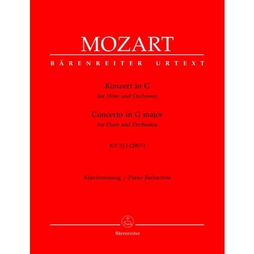 MOZART W.A. - CONCERTO EN SOL MAJEUR KV 313 (285C) - FLUTE, PIANO