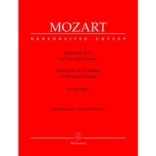 MOZART W.A. - CONCERTO IN G MAJOR KV 313 (285C) - FLUTE, PIANO