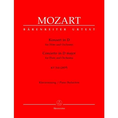 MOZART W.A. - CONCERTO EN RE MAJEUR KV 314 (285D) - FLUTE, PIANO