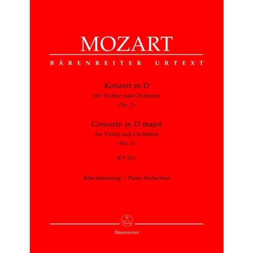 MOZART W.A. - KONZERT N°2 IN D KV 211 - VIOLINE, KLAVIER