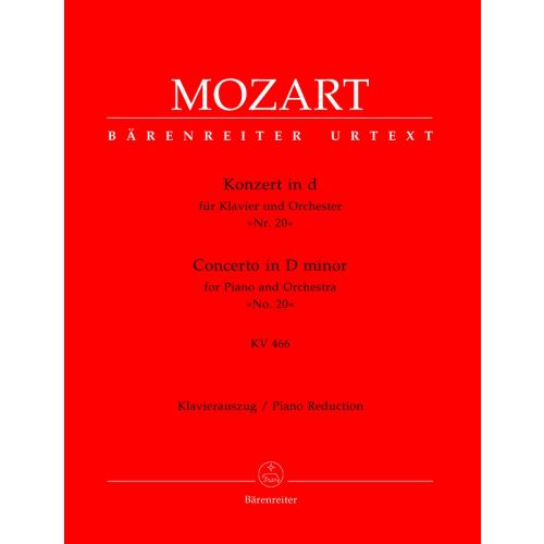 MOZART W.A. - CONCERTO IN D MINOR KV 466 - PIANO