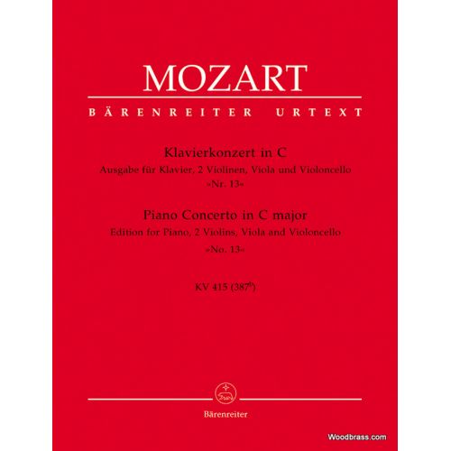 Mozart W.a. - Konzert N°13 C-dur KV 415 - Piano