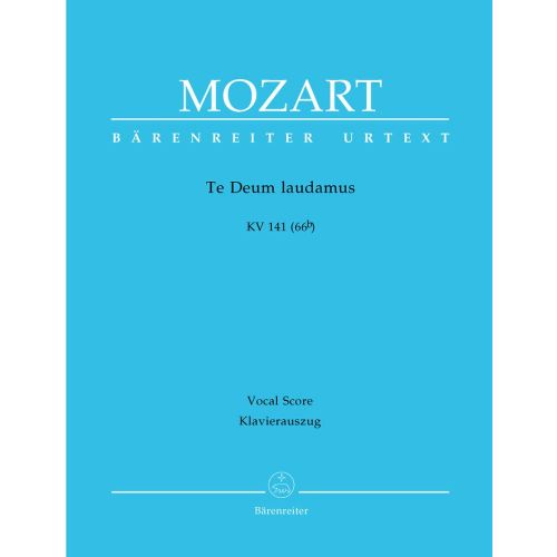 MOZART W.A. - TE DEUM LAUDAMUS KV 141 (66B) - KLAVIERAUSZUG