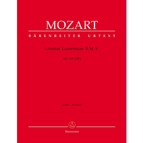 MOZART W.A. - LITANIAE LAURETANAE B.M.V. KV 109 (74E) - CONDUCTEUR