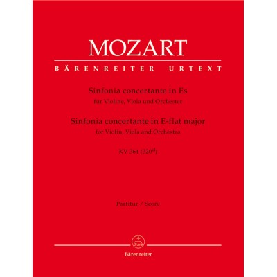 MOZART W.A. - SINFONIA CONCERTANTE KV 364 (320d) - SCORE