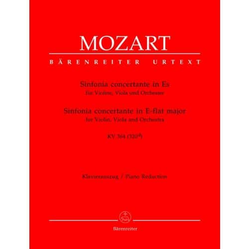 MOZART W.A. - SYMPHONIE CONCERTANTE EN MIB MAJEUR KV 364 (320D) - VIOLON, ALTO, PIAN0