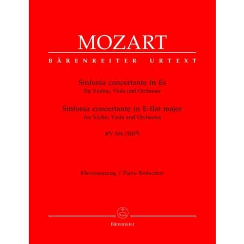 MOZART W.A. - SINFONIA CONCERTANTE IN E-FLAT MAJOR KV 364 (320D) - VIOLIN, VIOLA, PIAN0