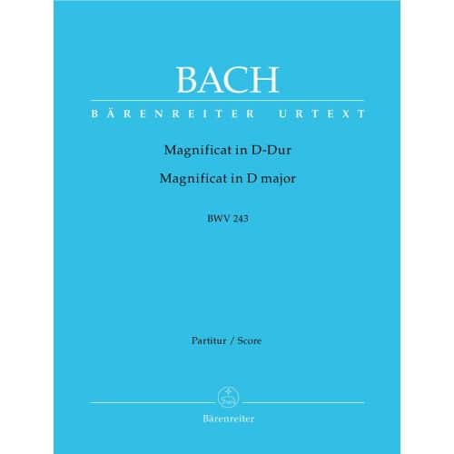 BACH J.S. - MAGNIFICAT EN RE MAJEUR BWV 243 - CONDUCTEUR
