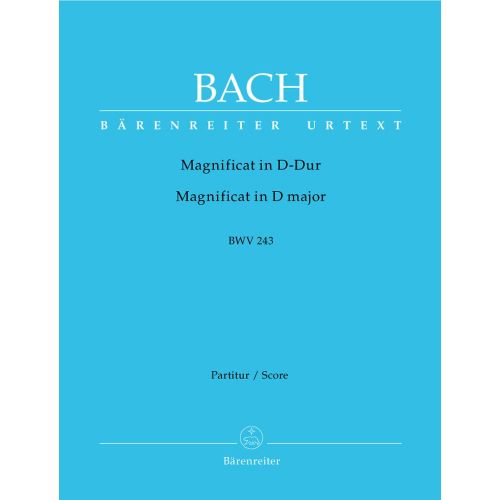 BACH J.S. - MAGNIFICAT IN D MAJOR BWV 243 - SCORE