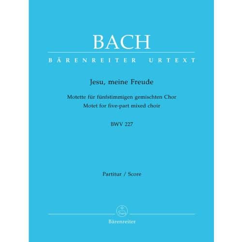 BACH J.S. - JESU MEINE FREUDE E MINOR BWV 227 - PARTITUR