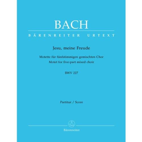 BACH J.S. - JESU MEINE FREUDE E MINOR BWV 227 - CONDUCTEUR